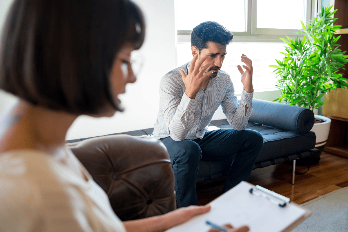 Stress vs. burnout comparison showing signs